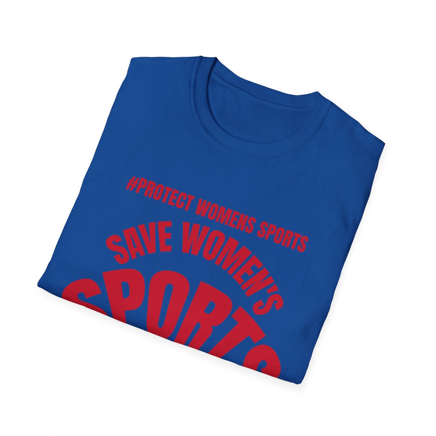 Save Women's Sports Unisex T-Shirt | Empowerment Tee, Feminist Shirt, Athletic Wear, Gift for Activists, Campaign Merchandise