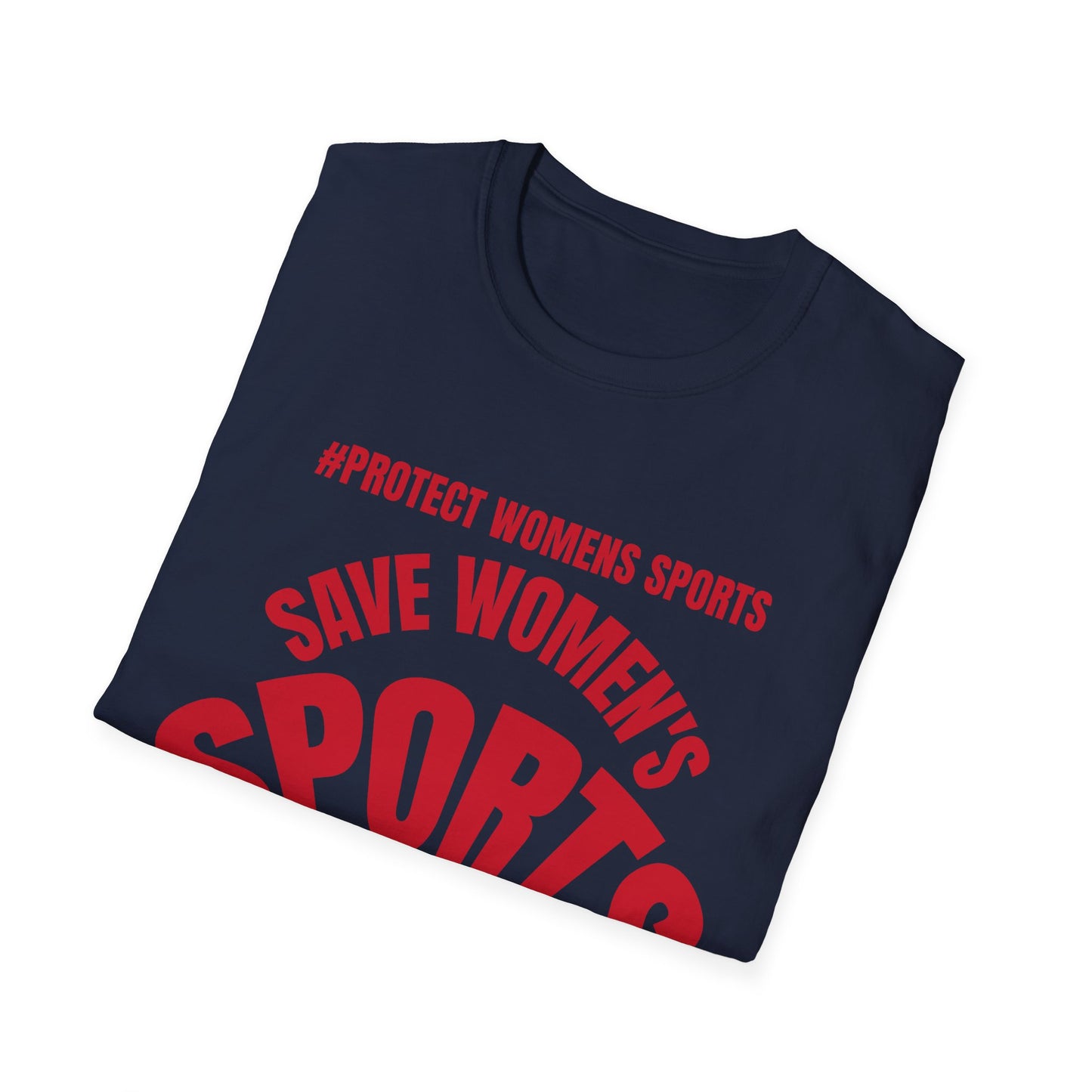 Save Women's Sports Unisex T-Shirt | Empowerment Tee, Feminist Shirt, Athletic Wear, Gift for Activists, Campaign Merchandise