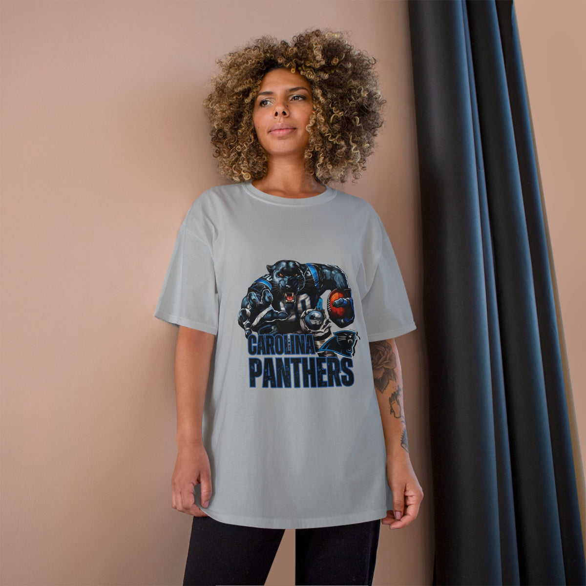 Panthers Champion T-Shirt - Cool Bear Football Graphic Tee
