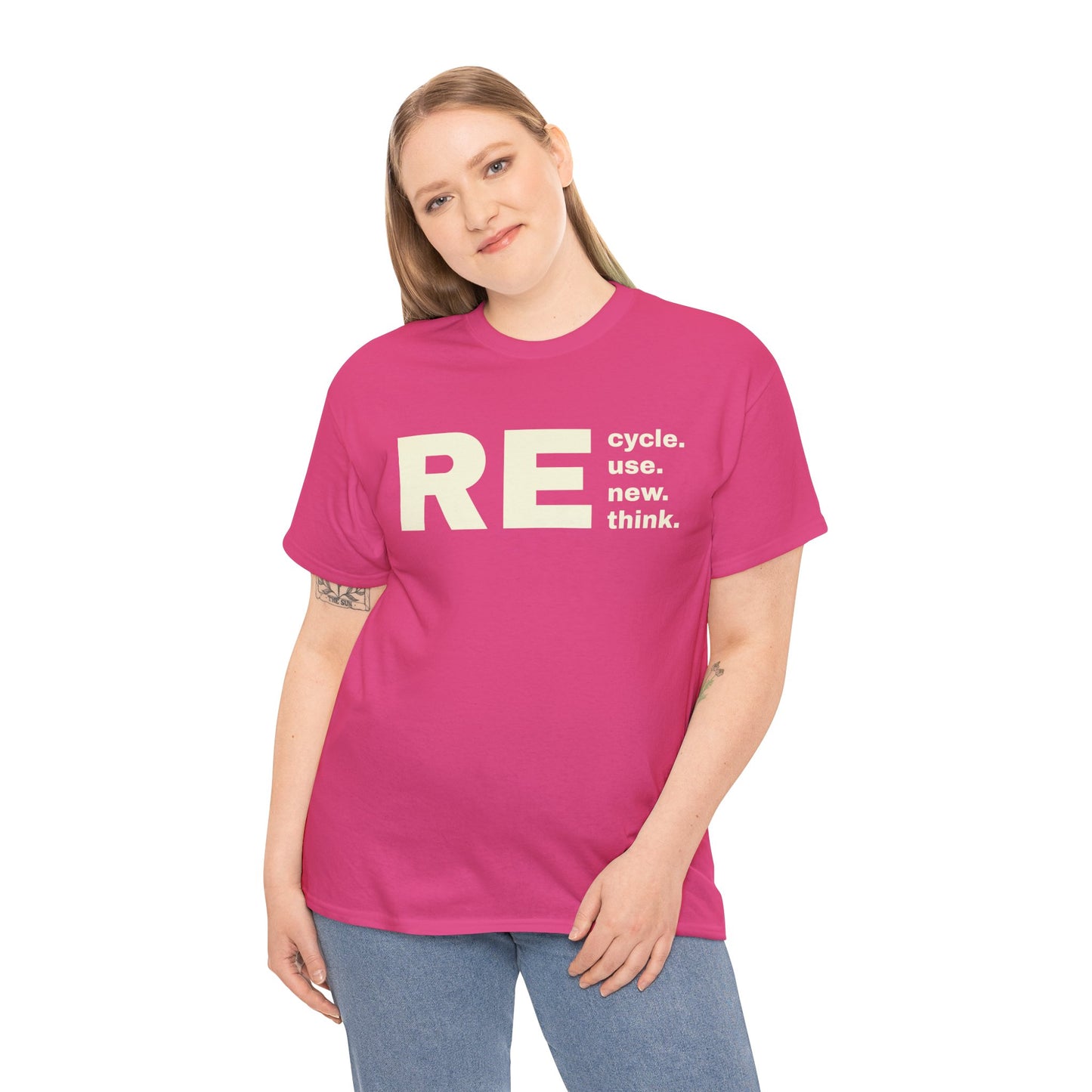 Banned Re Tee. Eco-Friendly Unisex Heavy Cotton Tee - REcycle | Use. Now. Think. | Sustainable Fashion | Gift for Environmentalists | Conscious Living