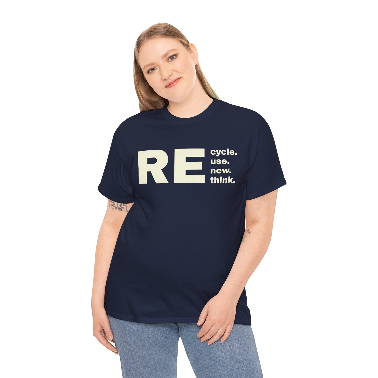 Banned Re Tee. Eco-Friendly Unisex Heavy Cotton Tee - REcycle | Use. Now. Think. | Sustainable Fashion | Gift for Environmentalists | Conscious Living