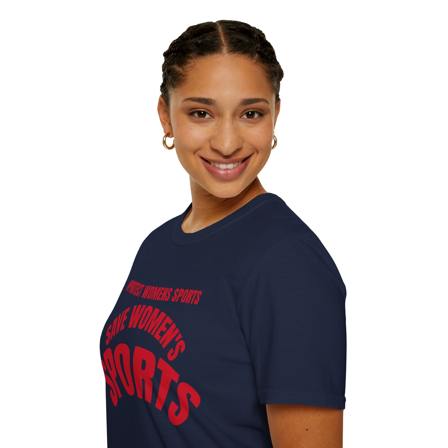 Save Women's Sports Unisex T-Shirt | Empowerment Tee, Feminist Shirt, Athletic Wear, Gift for Activists, Campaign Merchandise