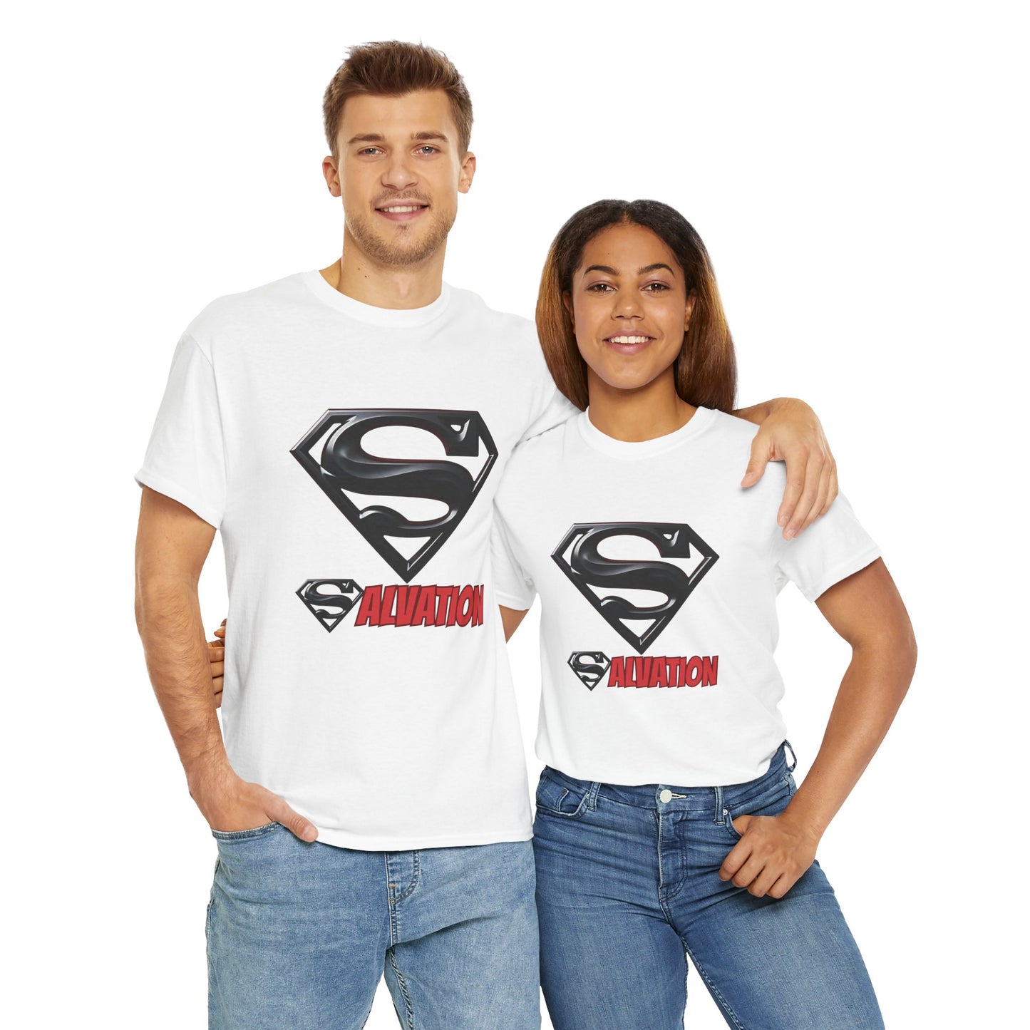 Superman Aviation Unisex Heavy Cotton Tee, Gift for Aviation Lovers, Comic Book Themed, Casual Wear, Birthday Party Shirt