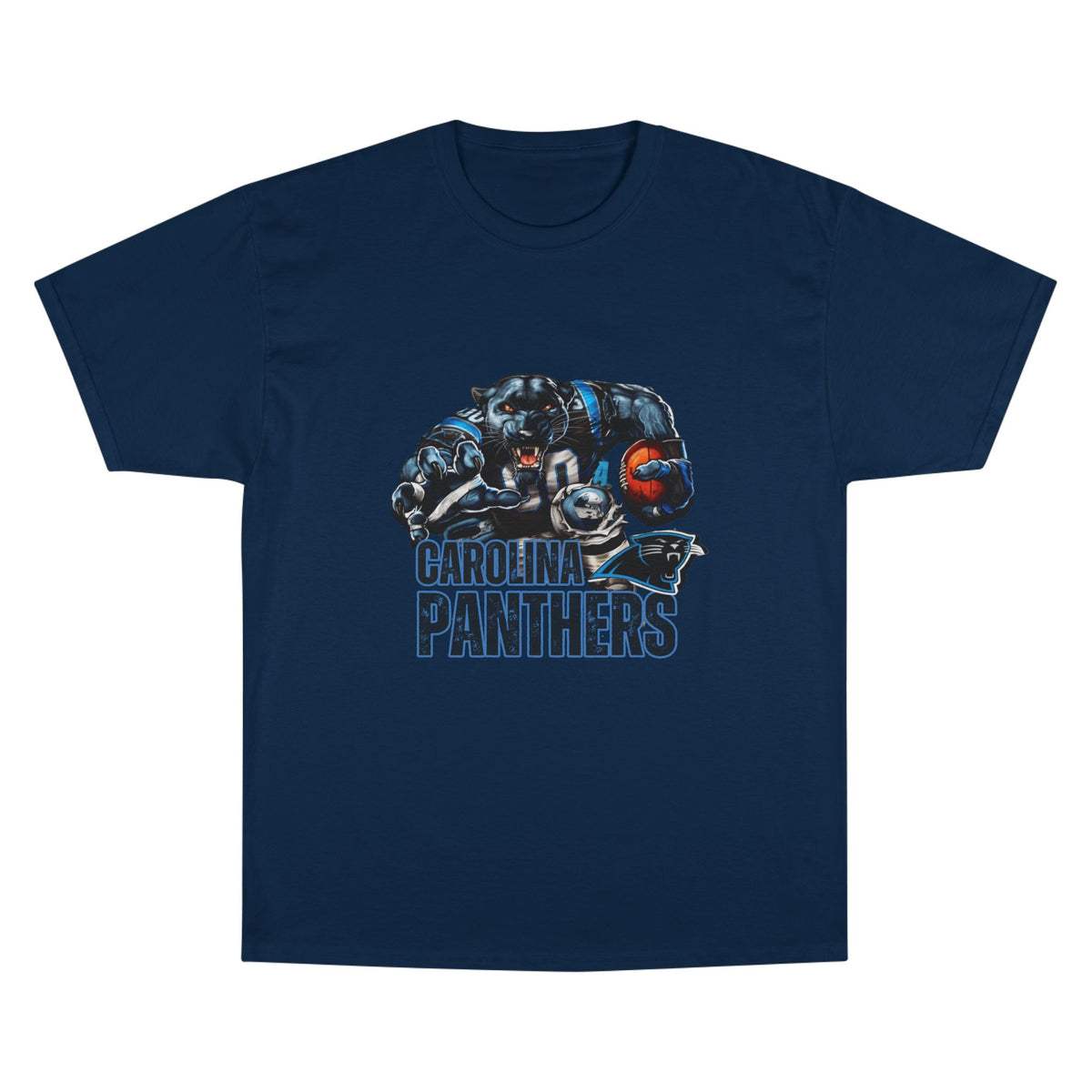 Panthers Champion T-Shirt - Cool Bear Football Graphic Tee