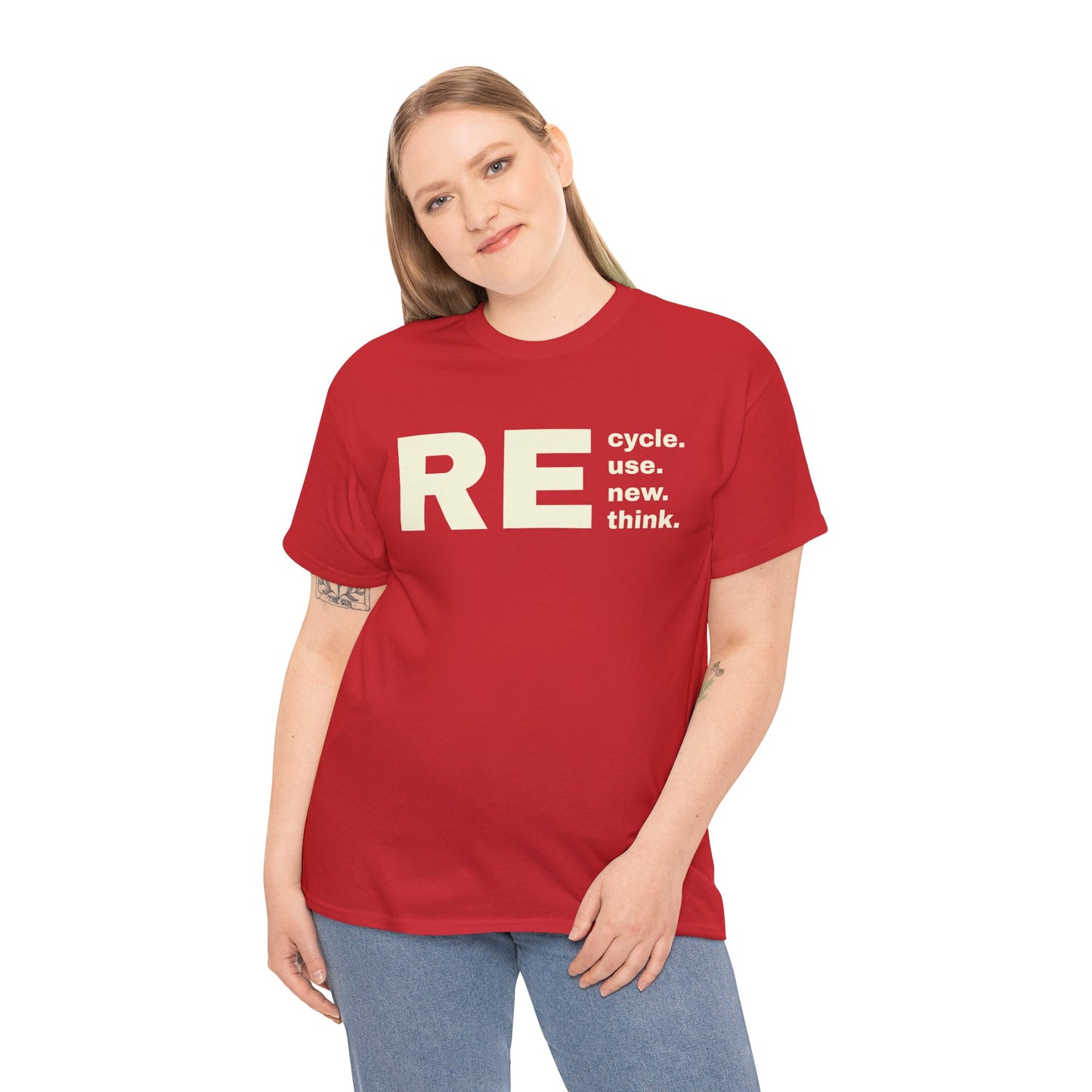 Banned Re Tee. Eco-Friendly Unisex Heavy Cotton Tee - REcycle | Use. Now. Think. | Sustainable Fashion | Gift for Environmentalists | Conscious Living