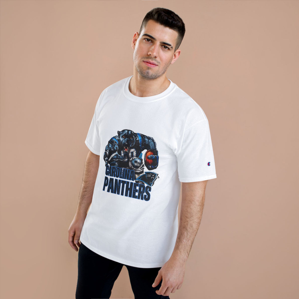 Panthers Champion T-Shirt - Cool Bear Football Graphic Tee