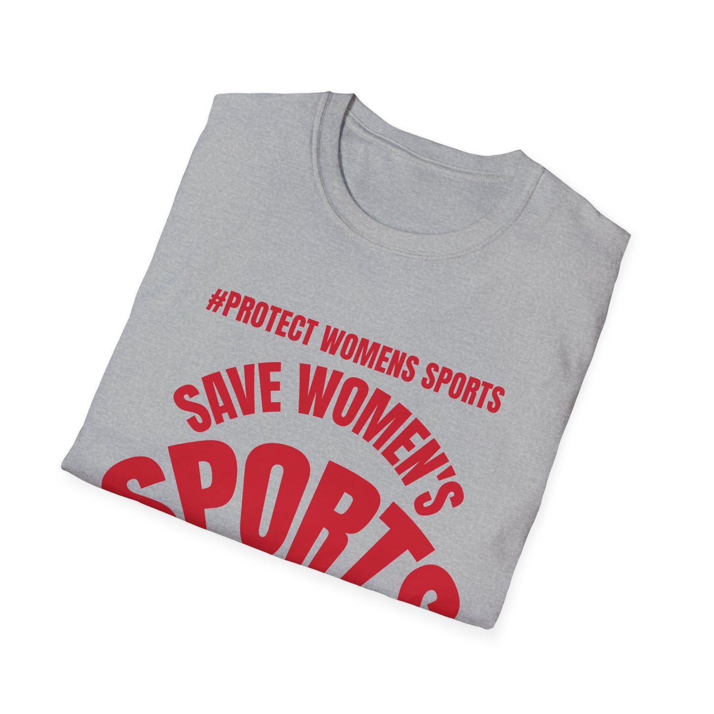 Save Women's Sports Unisex T-Shirt | Empowerment Tee, Feminist Shirt, Athletic Wear, Gift for Activists, Campaign Merchandise