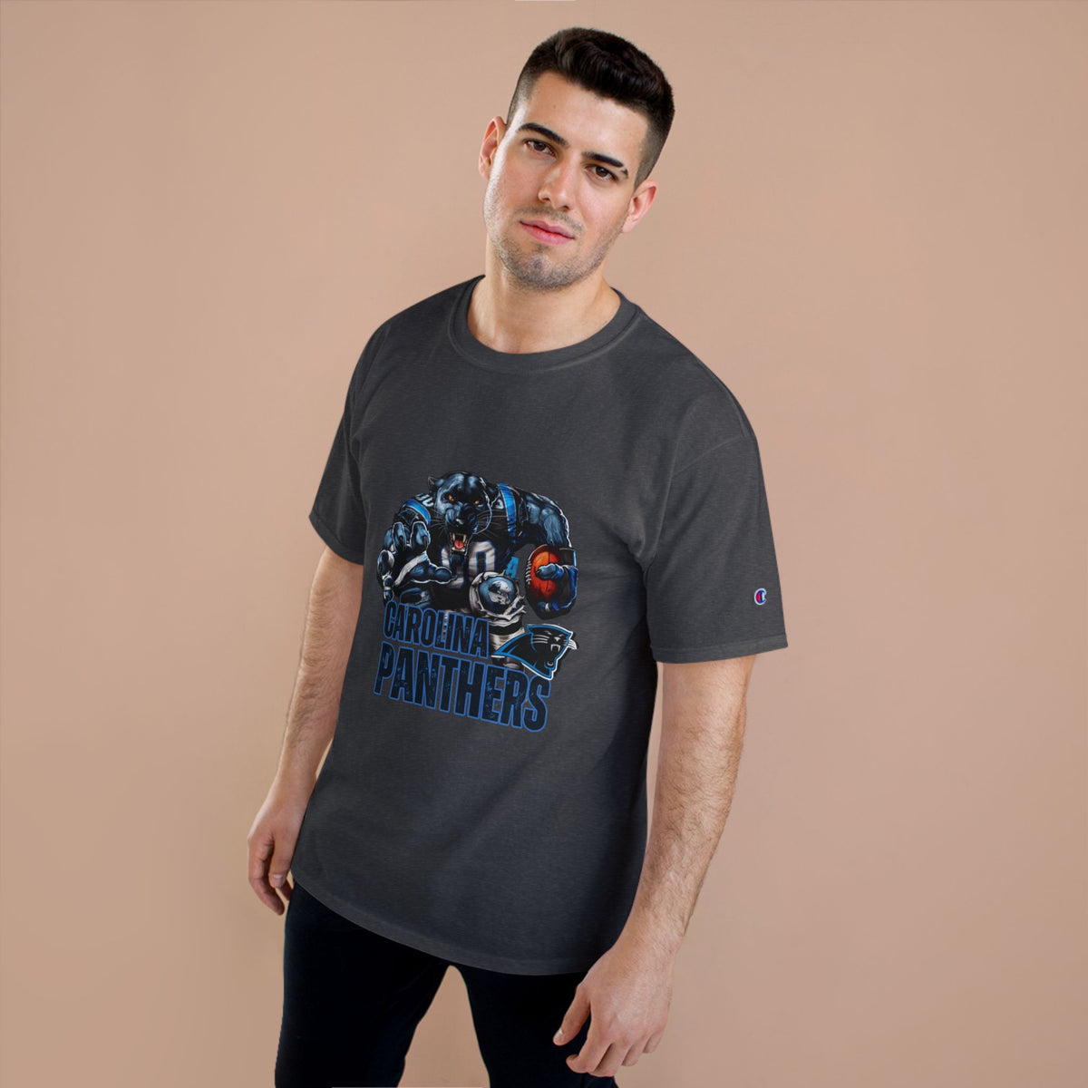 Panthers Champion T-Shirt - Cool Bear Football Graphic Tee