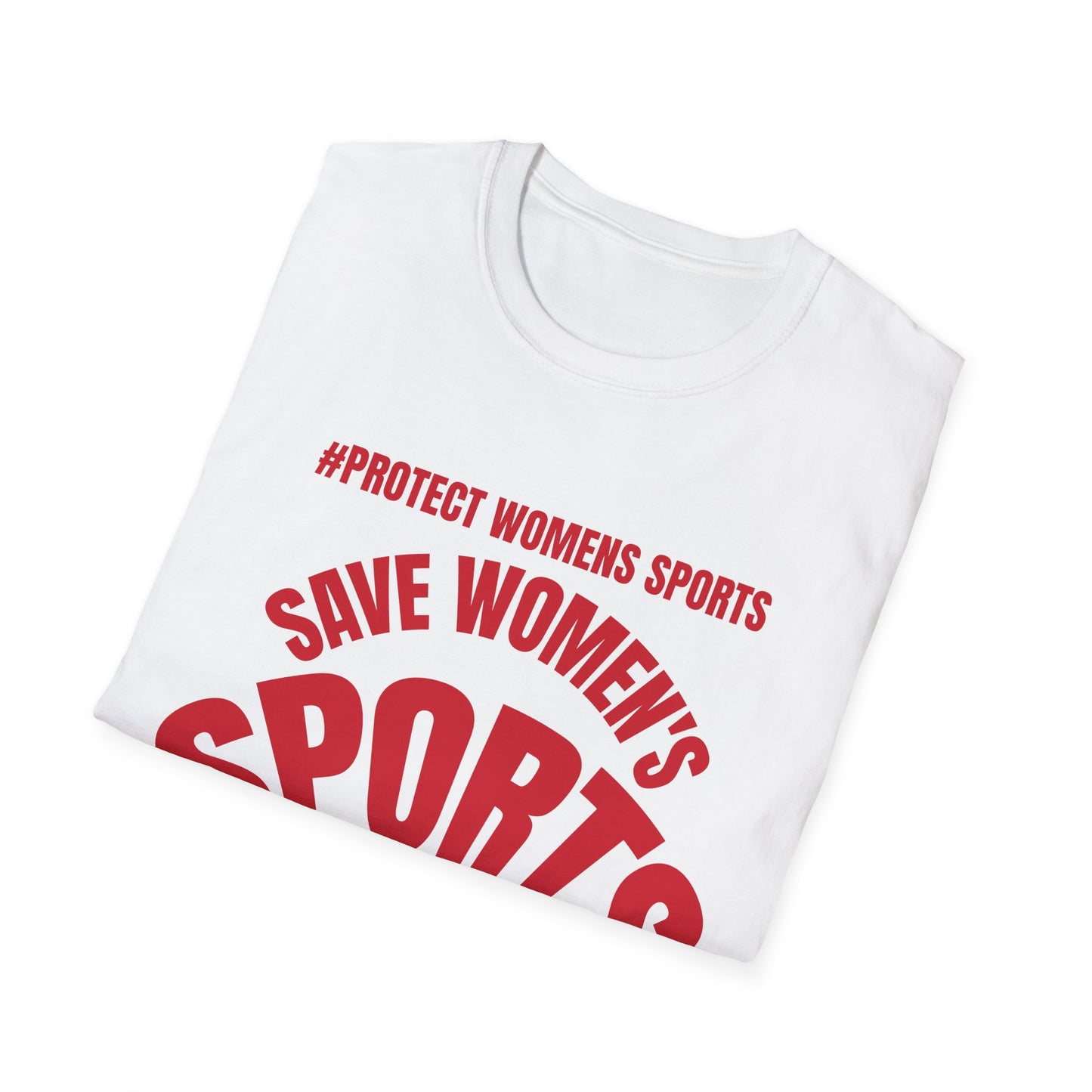 Save Women's Sports Unisex T-Shirt | Empowerment Tee, Feminist Shirt, Athletic Wear, Gift for Activists, Campaign Merchandise