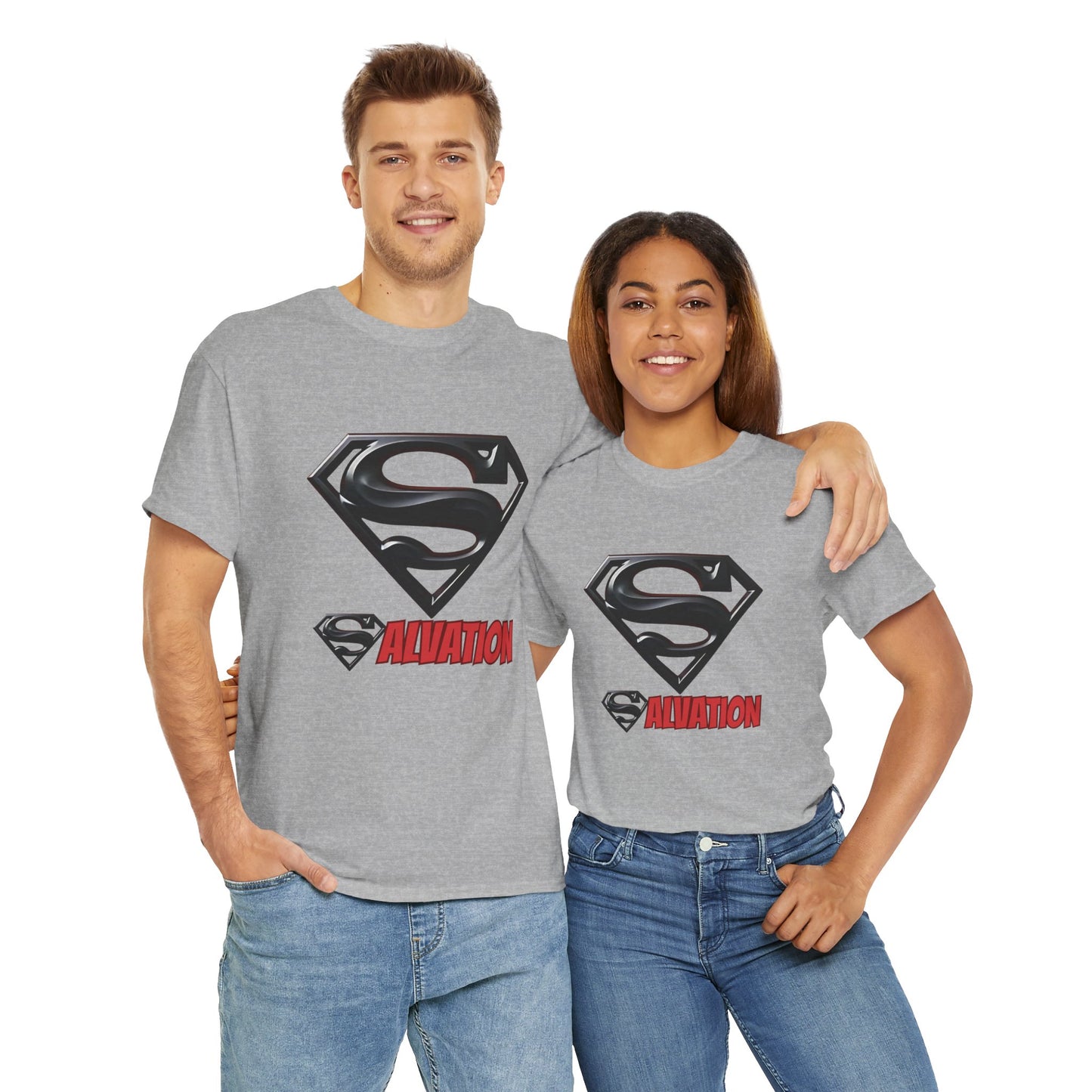 Superman Aviation Unisex Heavy Cotton Tee, Gift for Aviation Lovers, Comic Book Themed, Casual Wear, Birthday Party Shirt