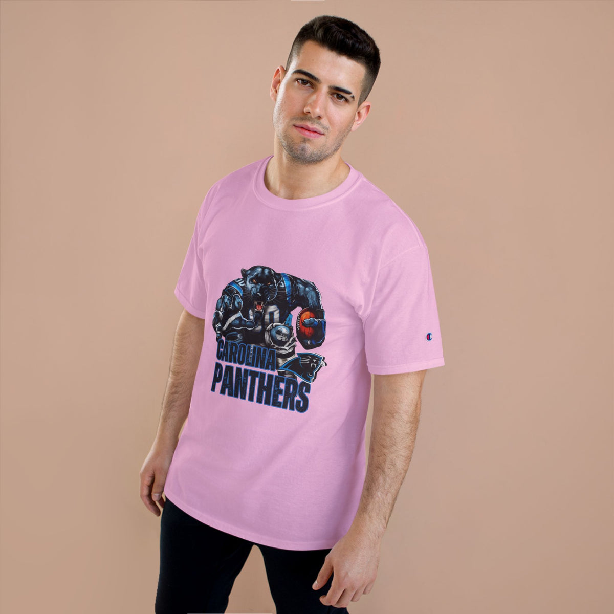 Panthers Champion T-Shirt - Cool Bear Football Graphic Tee