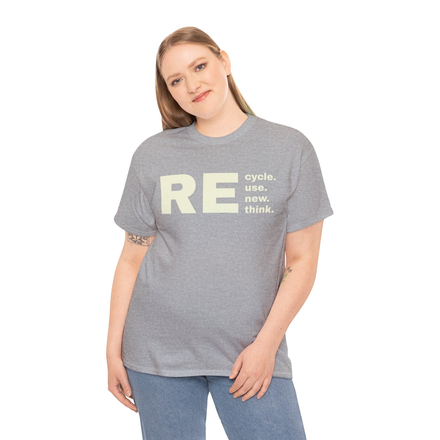 Banned Re Tee. Eco-Friendly Unisex Heavy Cotton Tee - REcycle | Use. Now. Think. | Sustainable Fashion | Gift for Environmentalists | Conscious Living