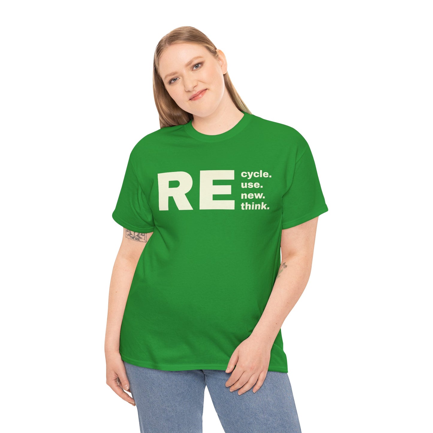 Banned Re Tee. Eco-Friendly Unisex Heavy Cotton Tee - REcycle | Use. Now. Think. | Sustainable Fashion | Gift for Environmentalists | Conscious Living