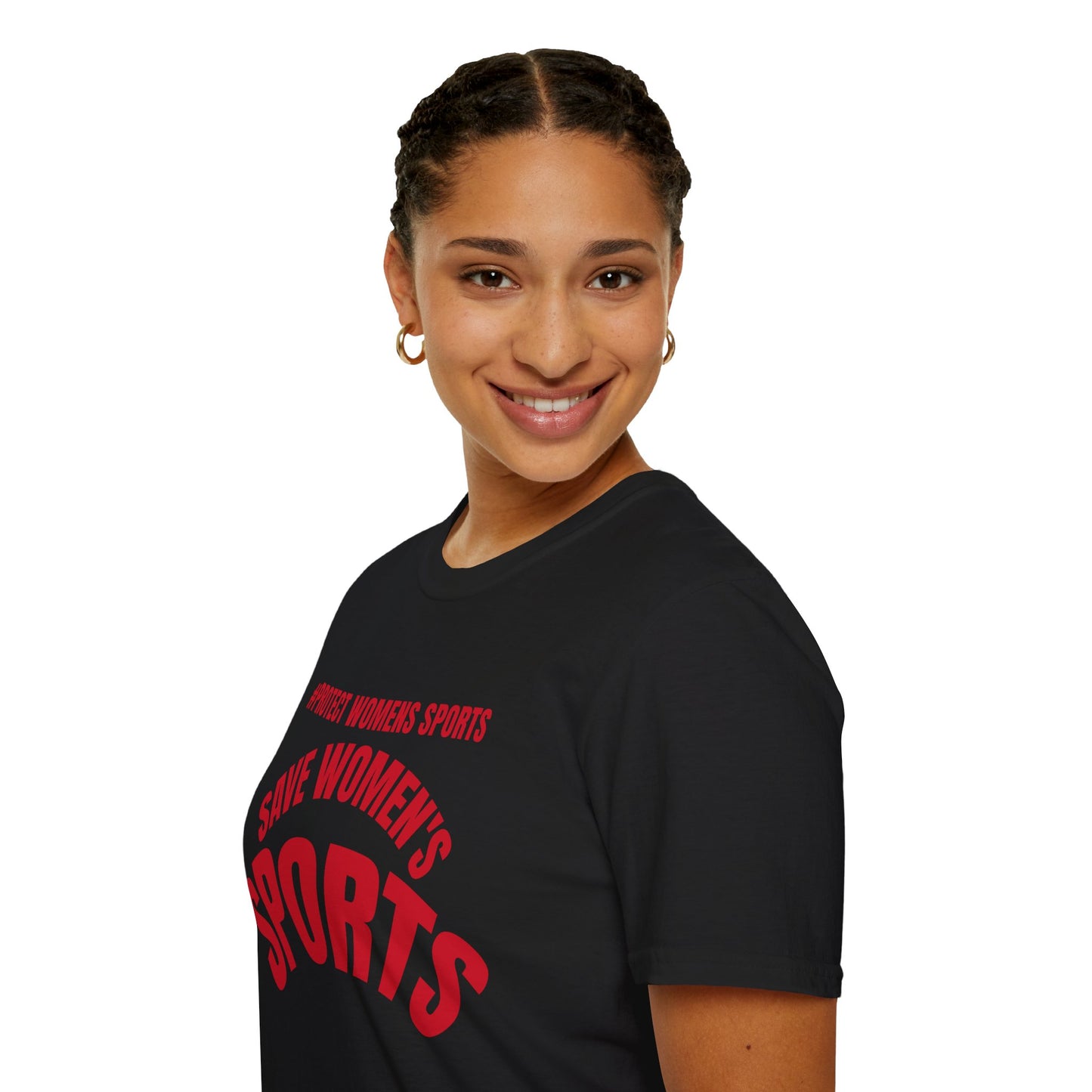 Save Women's Sports Unisex T-Shirt | Empowerment Tee, Feminist Shirt, Athletic Wear, Gift for Activists, Campaign Merchandise
