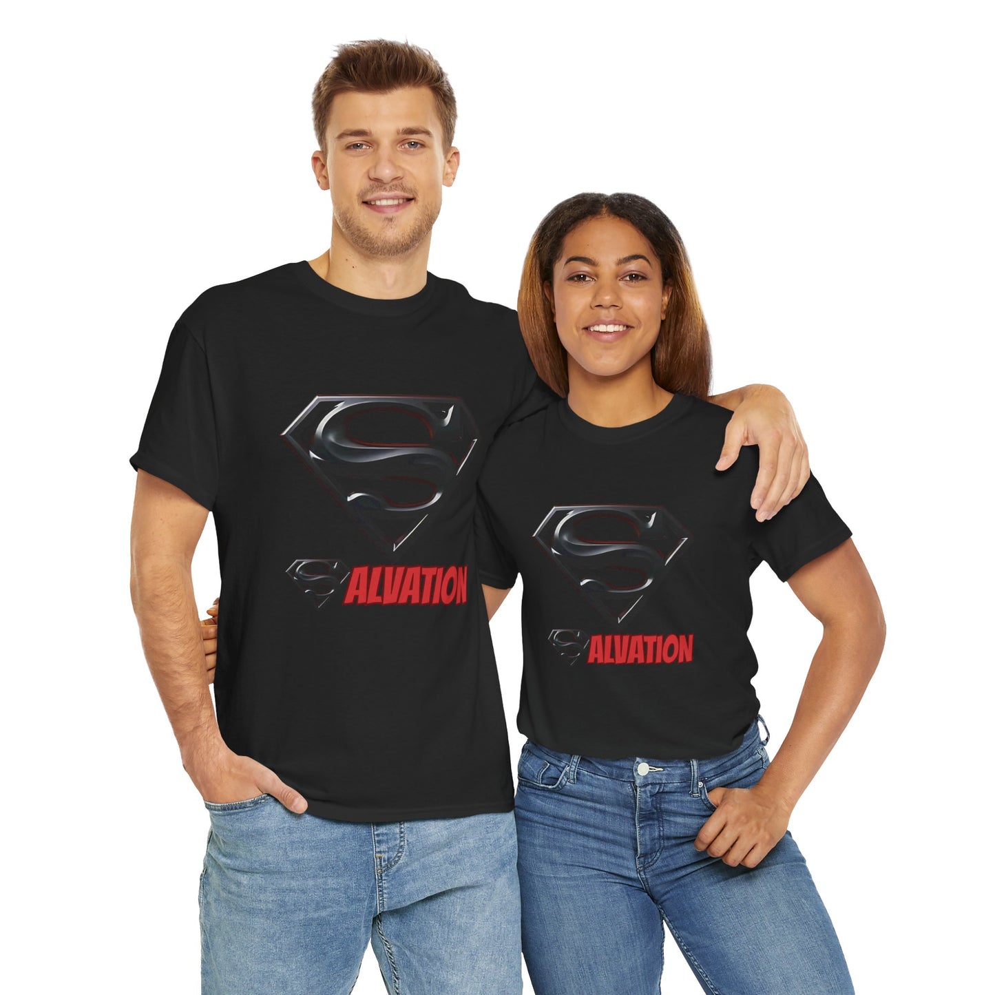 Superman Aviation Unisex Heavy Cotton Tee, Gift for Aviation Lovers, Comic Book Themed, Casual Wear, Birthday Party Shirt