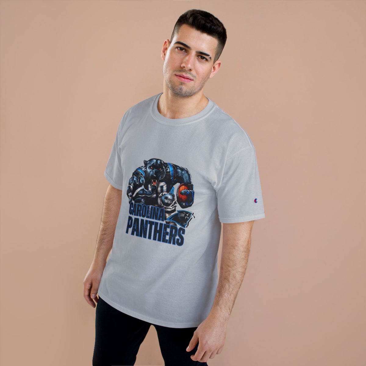 Panthers Champion T-Shirt - Cool Bear Football Graphic Tee