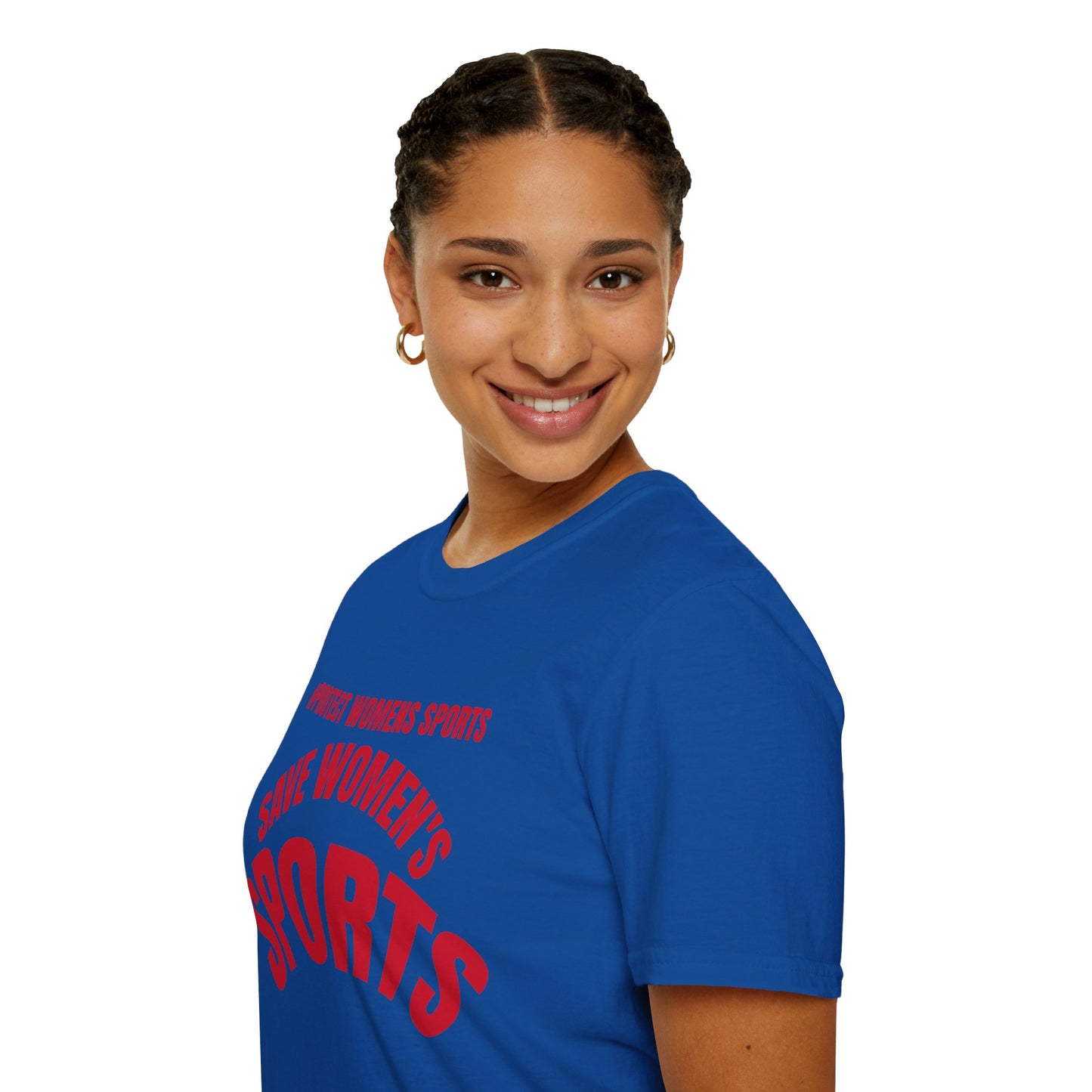 Save Women's Sports Unisex T-Shirt | Empowerment Tee, Feminist Shirt, Athletic Wear, Gift for Activists, Campaign Merchandise