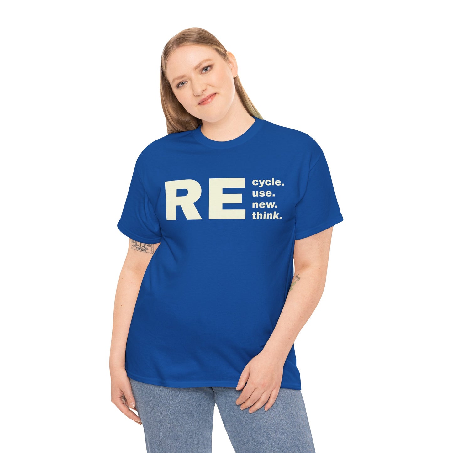 Banned Re Tee. Eco-Friendly Unisex Heavy Cotton Tee - REcycle | Use. Now. Think. | Sustainable Fashion | Gift for Environmentalists | Conscious Living
