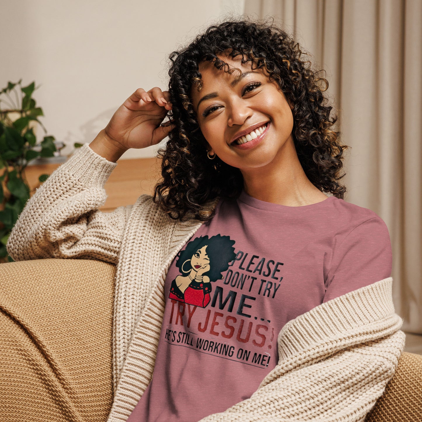 Try Jesus Women's Relaxed T-Shirt