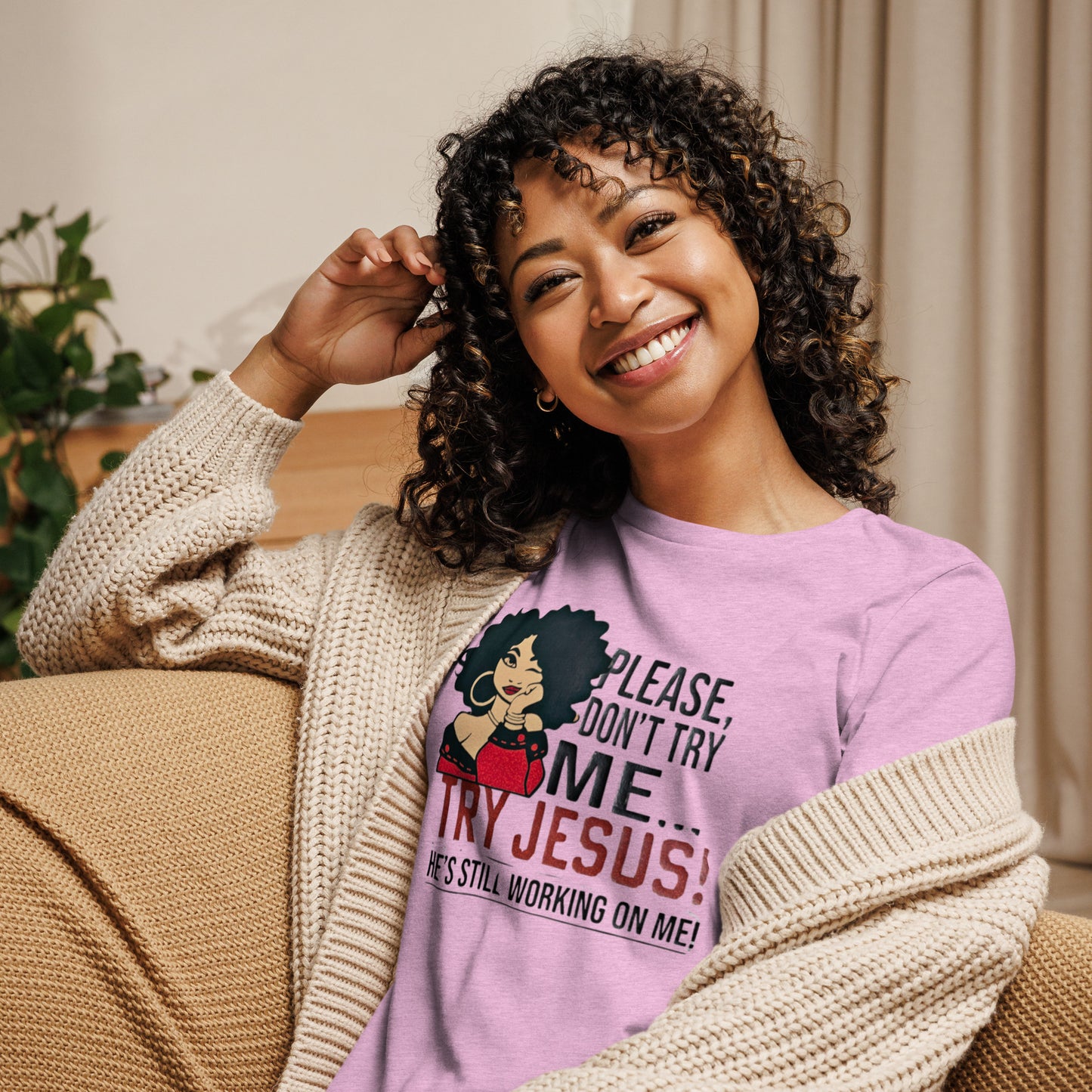 Try Jesus Women's Relaxed T-Shirt