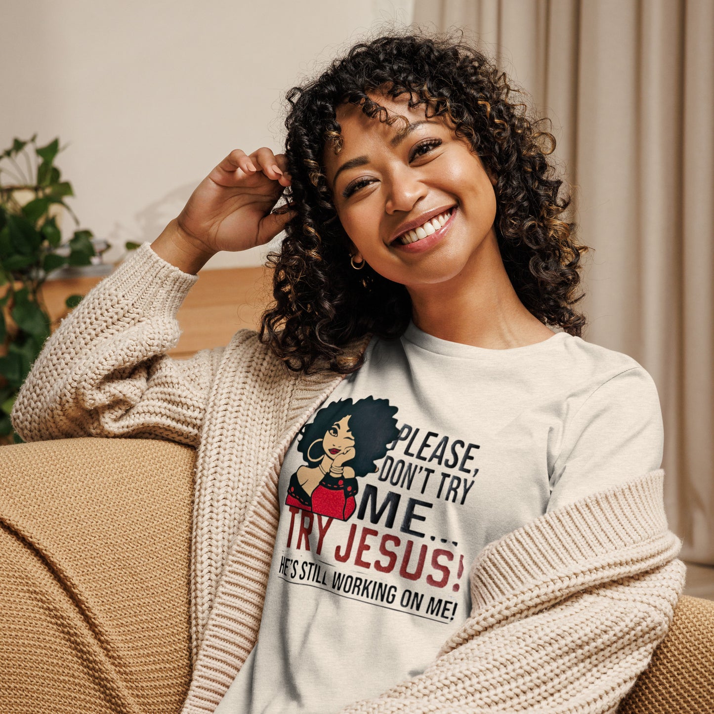 Try Jesus Women's Relaxed T-Shirt