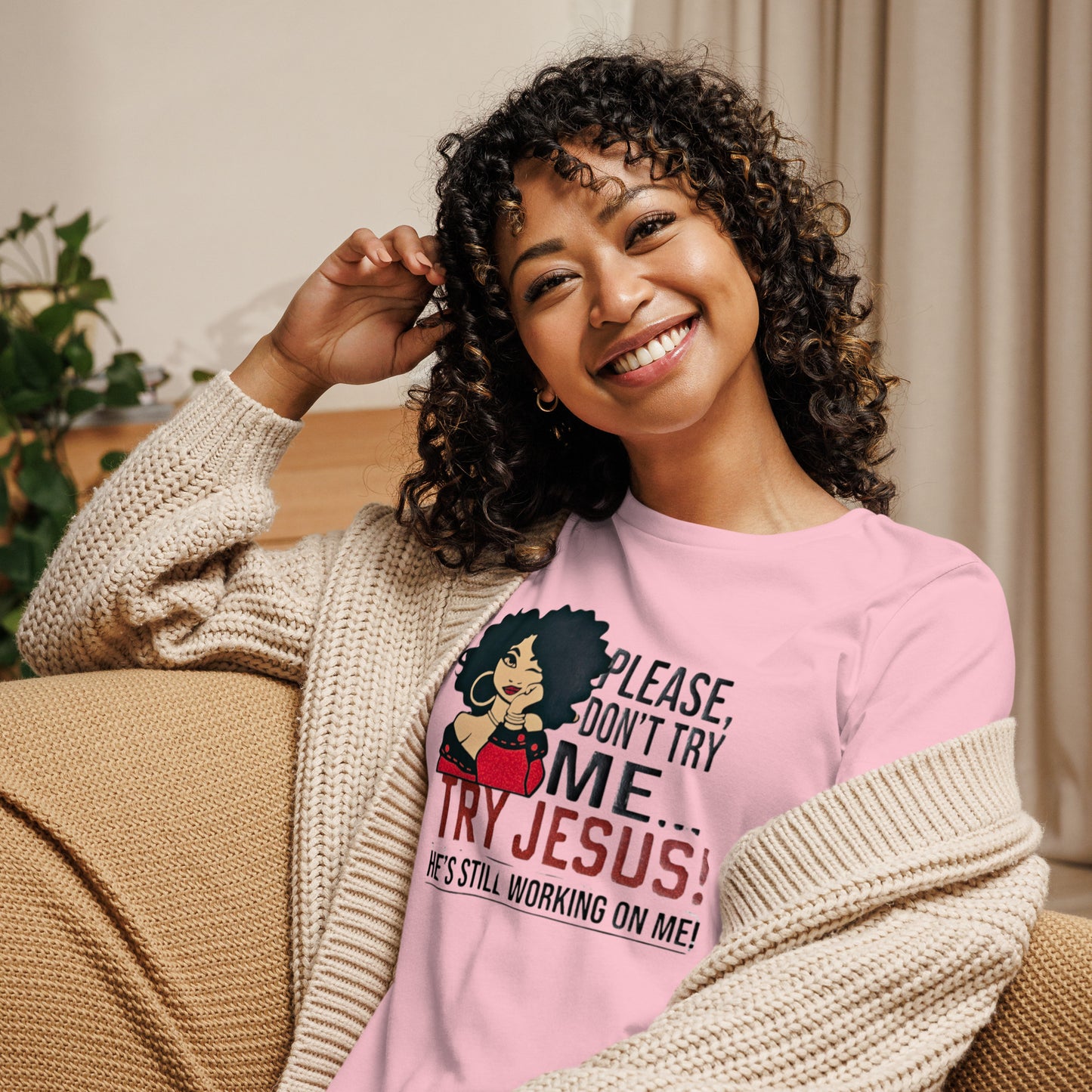 Try Jesus Women's Relaxed T-Shirt